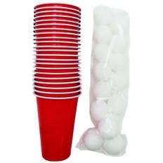 Beer Pong-sæt, m. krus og bolde