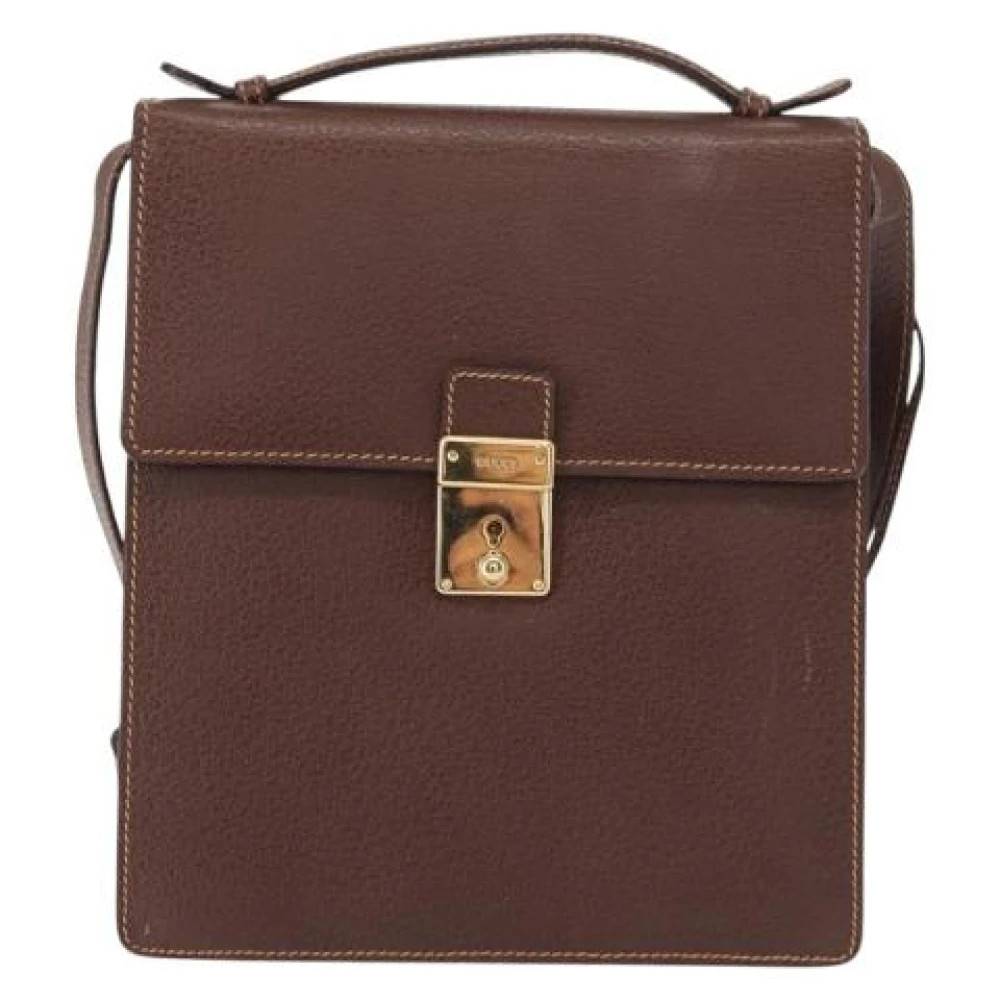 Gucci Vintage Pre-owned Vintage Cross Body Taske - Vintage - Dame - Brun - ONE SIZE - Læder