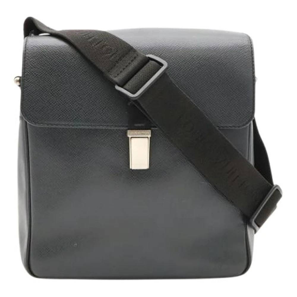 Louis Vuitton Vintage Pre-owned Skuldertaske - Vintage - Herre - Sort - ONE SIZE - Uld