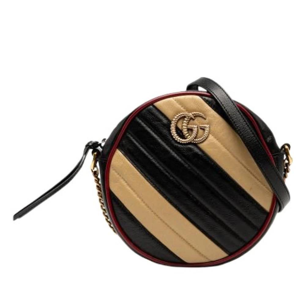 Gucci Vintage Pre-owned Quilted Crossbody Bag - Vintage - Dame - Flerfarvet - ONE SIZE - Uld