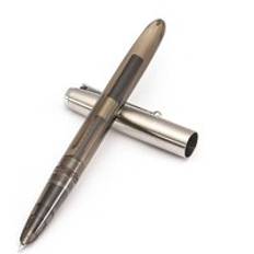 Jinhao vision reservoarpenna, stål metalllock, fin färg transparent fat, fin nib kontor finans skola student skriva a6994 - transparent svart