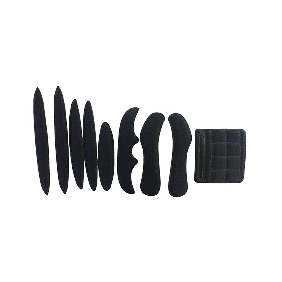 2X Cycling Helmet Pads Sealed Sponge Bicycle Helmet of Inner Pads Protection SK-202,Black