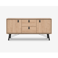 Skænk Ry B. 150 cm sort/eg