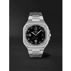 Bell & Ross - BR 05 Automatic 40mm Stainless Steel and Diamond Watch, Ref. No. BR05A-BL-STFLD/SST - Men - Black