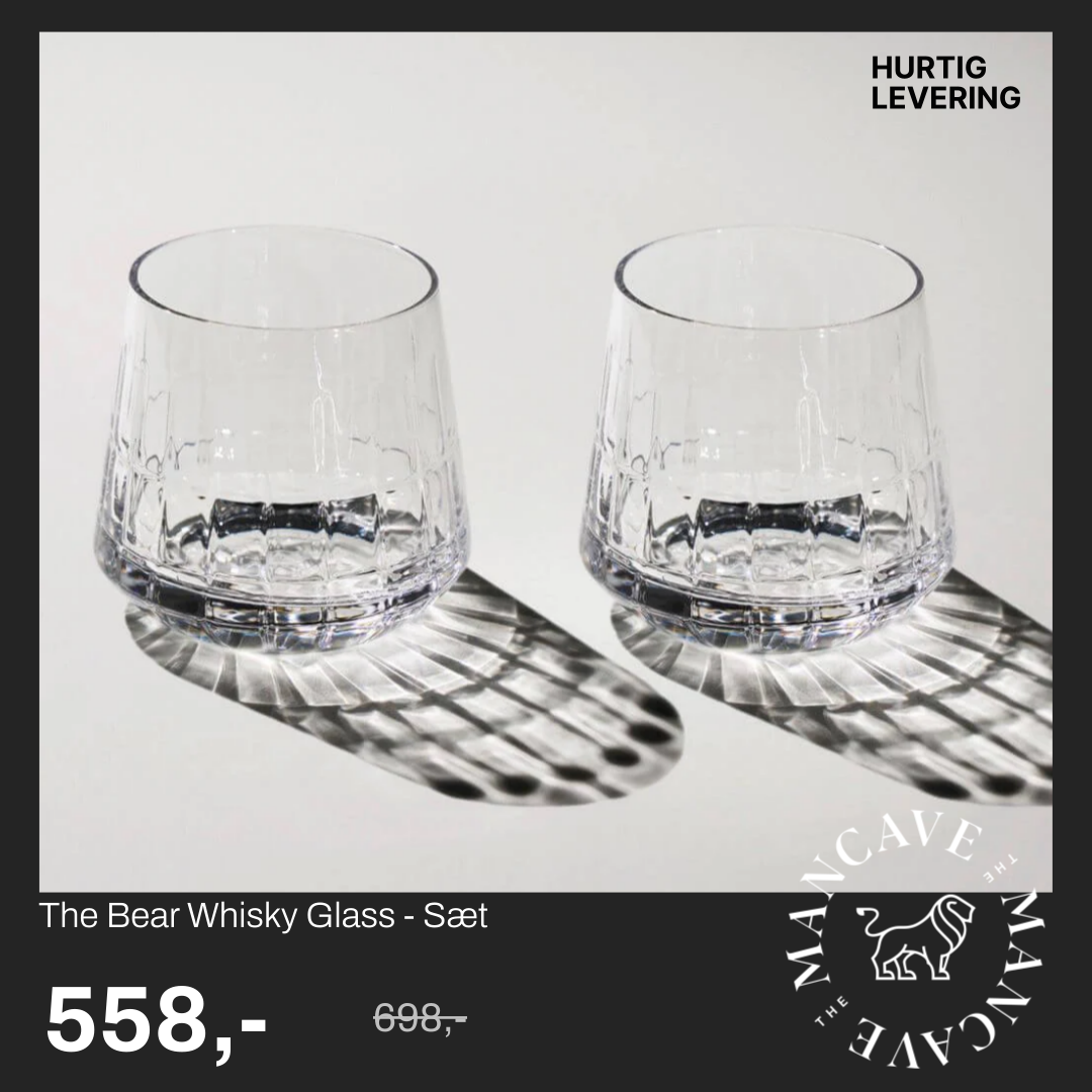 The Bear Whisky Glass - Sæt.