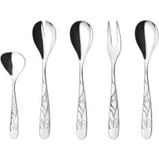 Hardanger Sanna Serveringssæt 5-pak - Serveringsbestik Rustfrit Stål - 735046