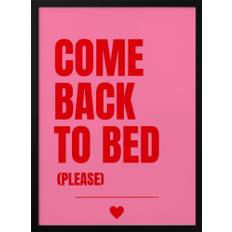 Come Back to Bed Poster - 50x70 cm / 20x28″