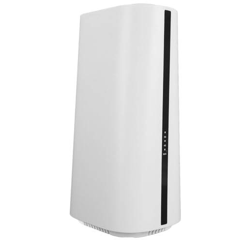 5G CPE Router, 5G CPE Dual Band Router med SIM-kortplats Höghastighets 5G Trådlös Router CPE Router Modem, för Smarthome, Office, Indoor, Support 64 Users Global Edition (EU)