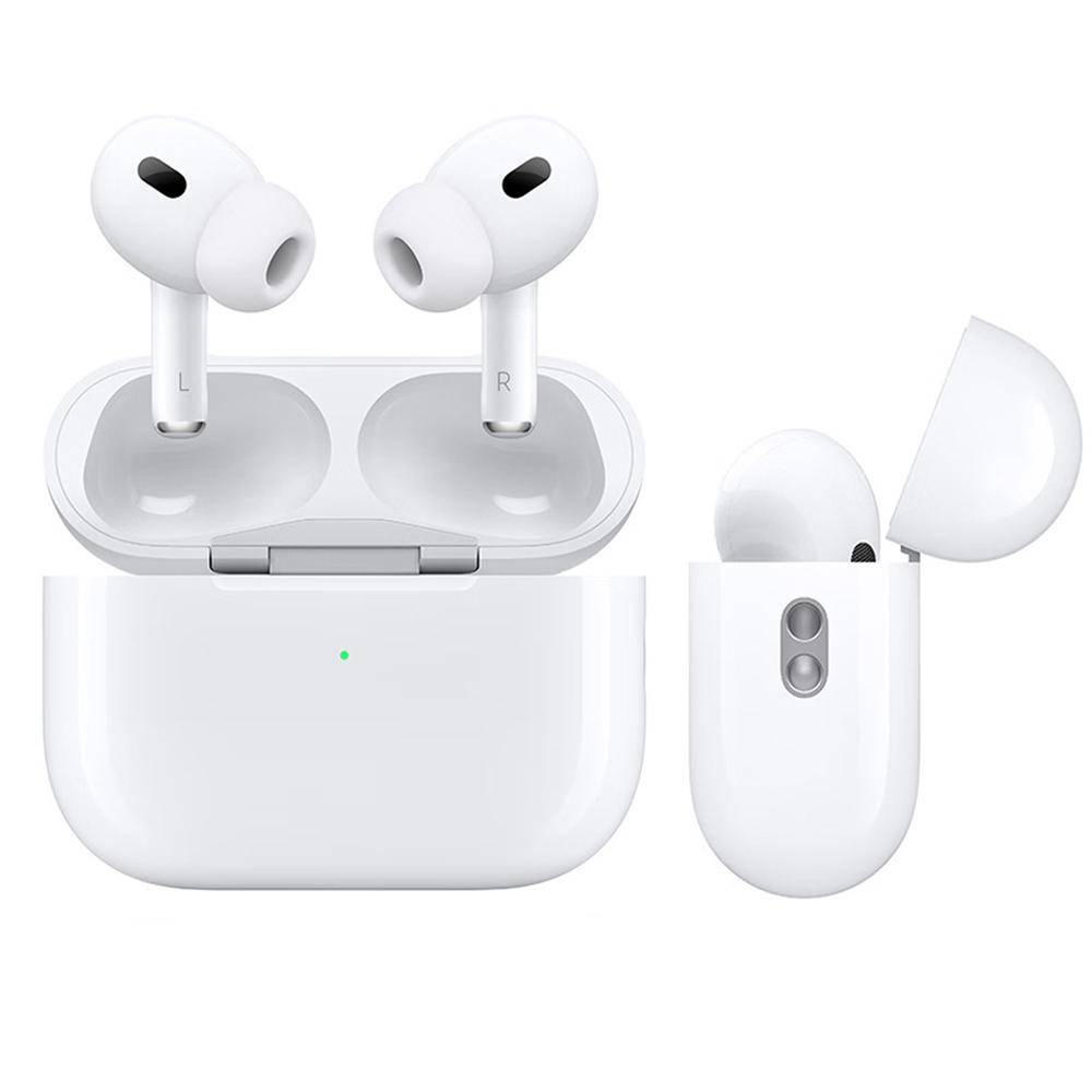 TWS Stereo Wireless 5.0 Bluetooth Earphone In-Ear Mini Earbuds Gaming Sport Headset Med Laddningsbox Mic För IOS Android Smartphones vit