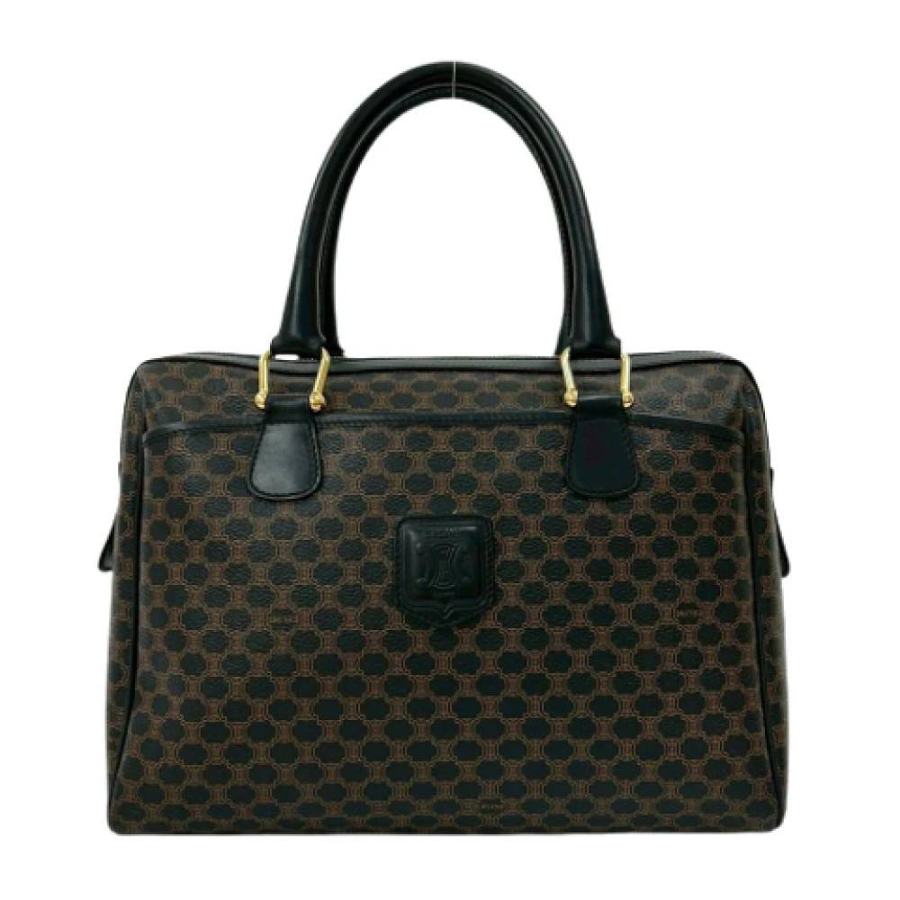 Celine Vintage Pre-owned Boston Bag - Vintage - Dame - Sort - ONE SIZE - Læder