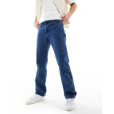 Wrangler - 13MWZ - Originale cowboy-jeans med lige pasform i mellemblå vask