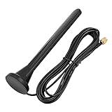 POFET 5G LTE-antenn 4G-signal rundstrålande nätverksantenn SMA TS9-kontakt 15 dbi magnetisk bas MIMO-antenn med 3 m RG174-kabel