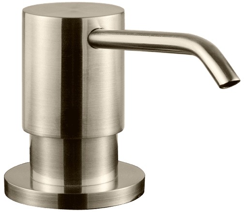 BI228 Tvåldispenser Borstad Nickel Mässing
