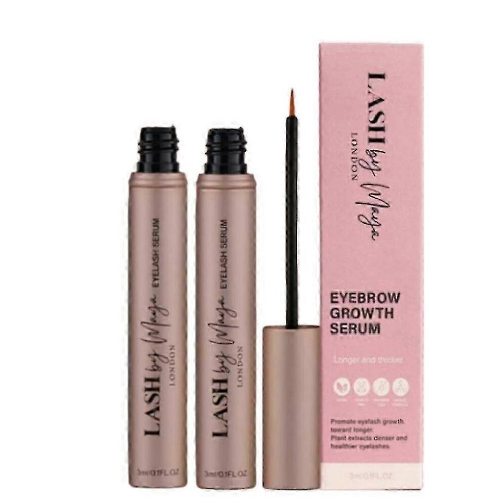 (2pcs) 1/2/3x Eyelash Growth Accelerator - 3ml Premium Conditioner for Thicker, Longer and Darker Lashes