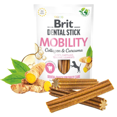 Brit Dental Sticks Mobility M/Kollagen&Gurkemejerod
