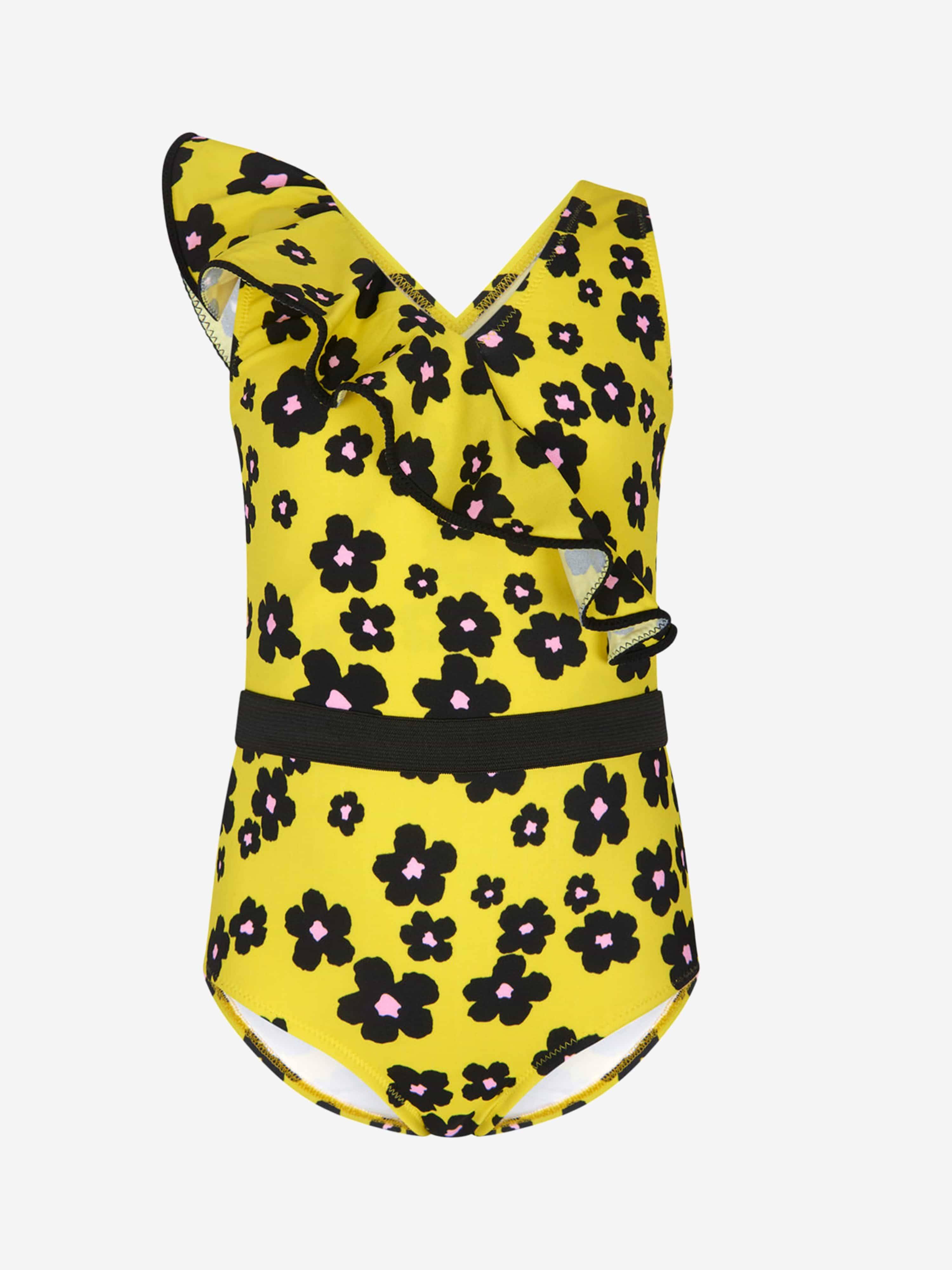 Nessi Byrd Girls Swimsuit - Yellow / 12 Yrs (12 Yrs)