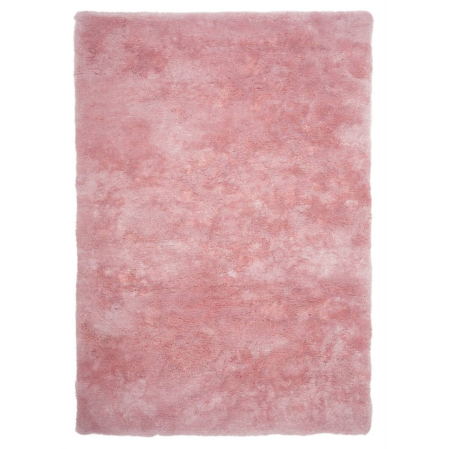 Dolphin 500 Håndtuftet Tæppe Med Lang Luv - 120 x 170 cm / Rosa