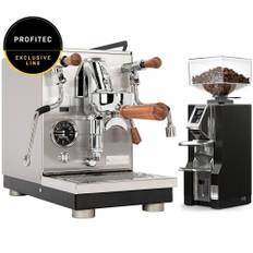 Profitec JUMP Espressomaskine - Exclusive Line Inkl. Eureka Libra Chrome/Mat Sort Espressokværn