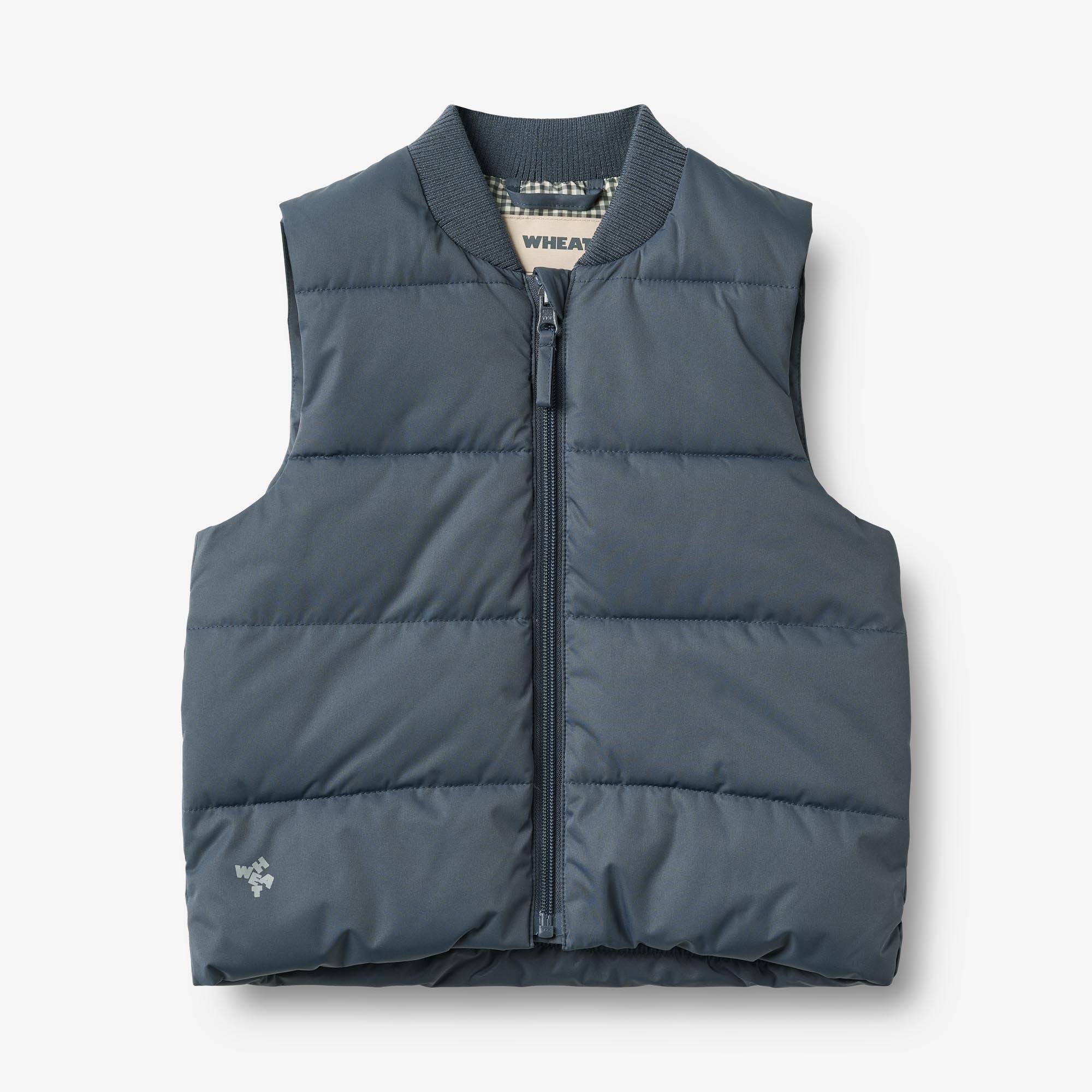 WHEAT® - Puffervest Lakas - greyblue - Str 152.