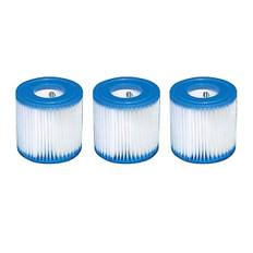 3 stk. Pool Filterpatroner Type H Udskiftning Svømmebassin Filter til Pool Filter Pumpe Renser