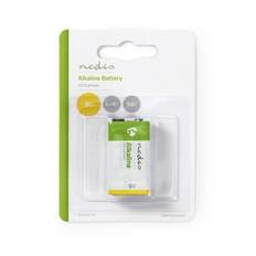 Alkaline batteri 9V | 9.00 V | Alkaliskt | MN1604 / PP3 / 6F22 / 6LP3146 / 9V Block / 565 / 1604A | Antal batterier: 1 pc | Blister | 6LR61 | Grön/Gul