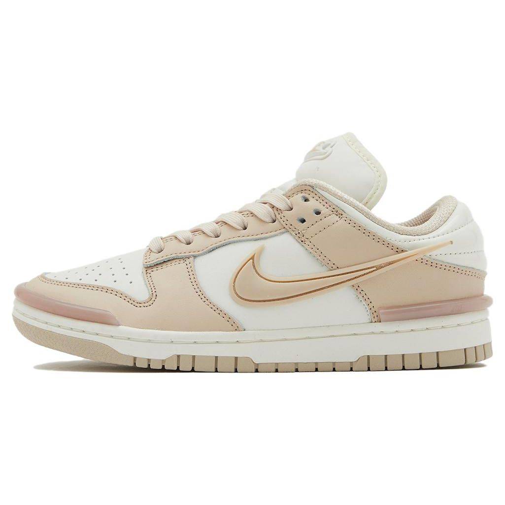 Nike  Dunk Low Twist Sanddrift Dam Sneakers Tan Kokosmjölk Rosa-Oxford DZ2794-102 cm white