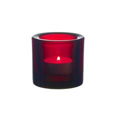 Ljuslykta IITTALA Kivi 60mm tranbär