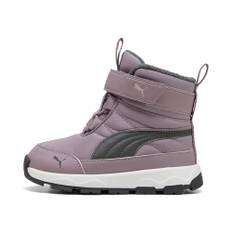 PUMA Evolve Toddlers' Boots, Shoes, Plum Jam/Shadow Gray, 20