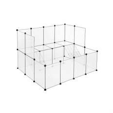 Songmics - Løbegård 143x108x93 (Gennemsigtig)