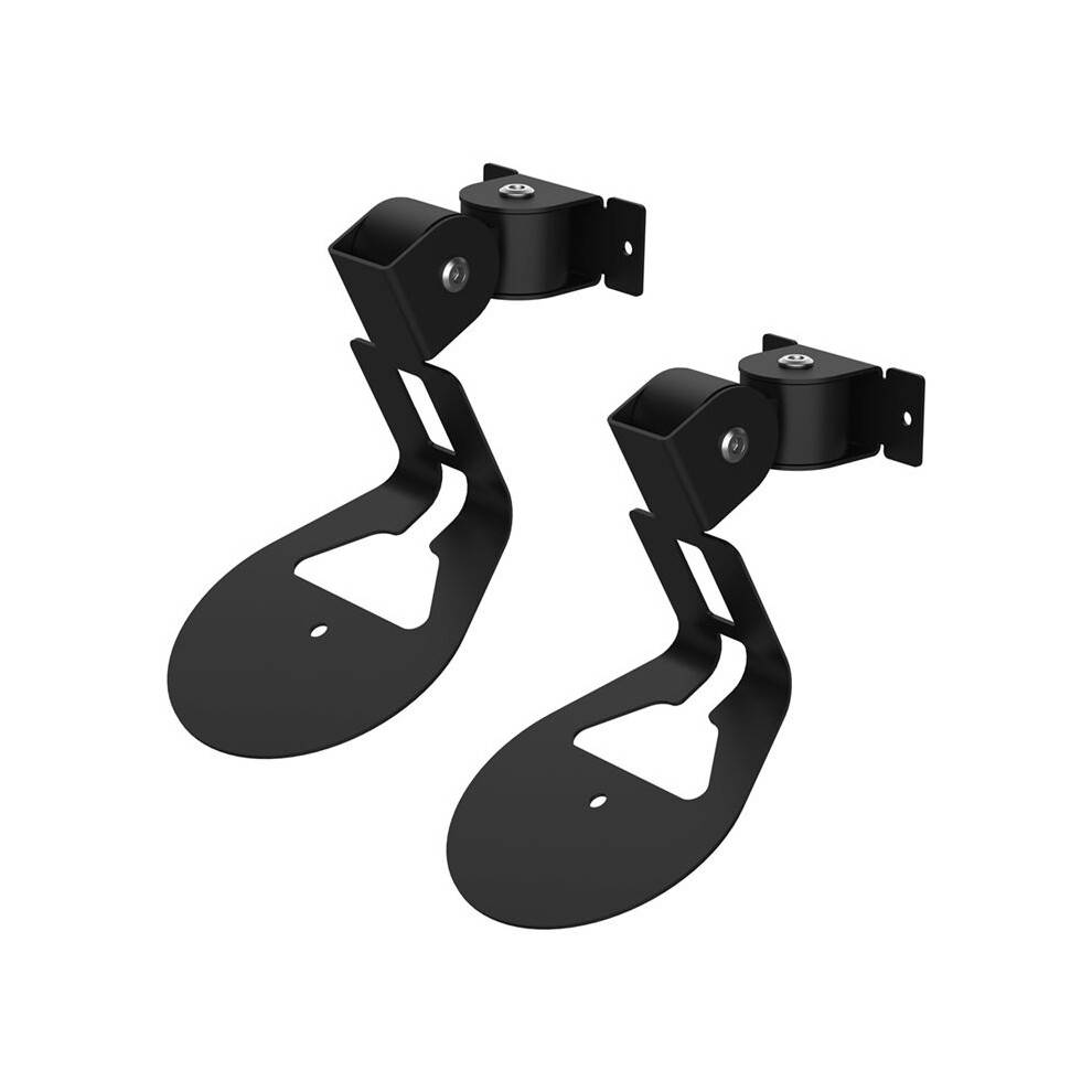 2PCS Wall Mount Bracket for Era 100, Wireless Speaker Space Saving Home Metal Wall Stand Holder Black