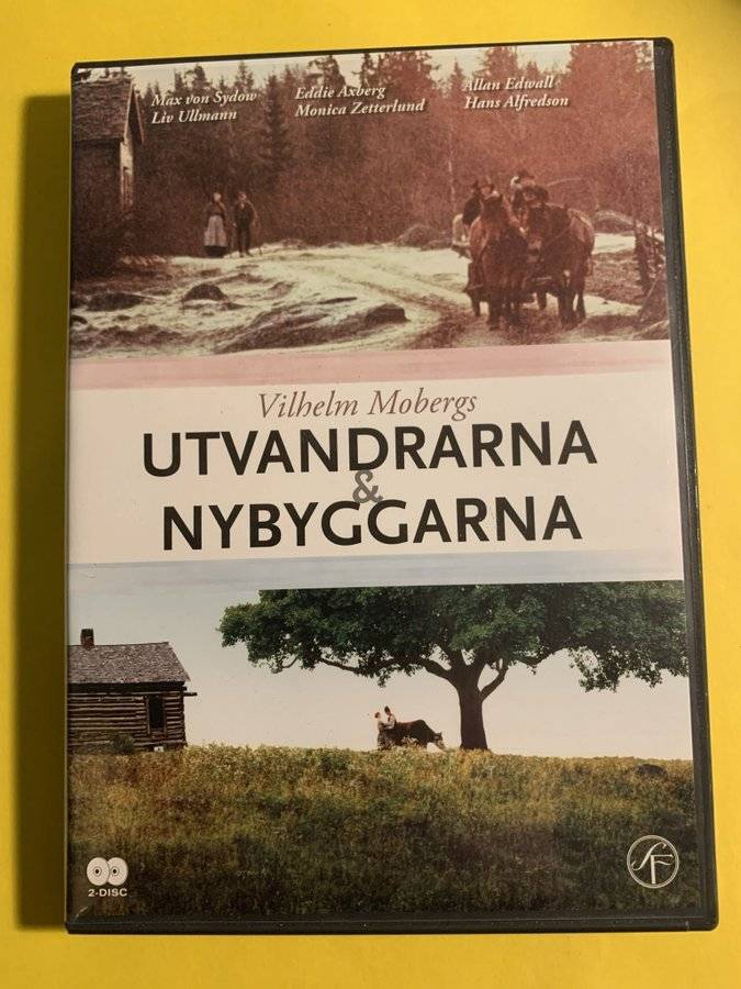 Vilhelm Mobergs UTVANDRARNA & NYBYGGARNA (1971/1972) 2-disc DVD, Jan Troell
