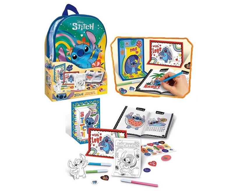 Stitch rygsæk med kreativt indhold