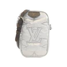 Louis Vuitton Vintage, Vintage , Dame, Grå, ONE SIZE, Uld, Pre-owned Canvas skuldertasker