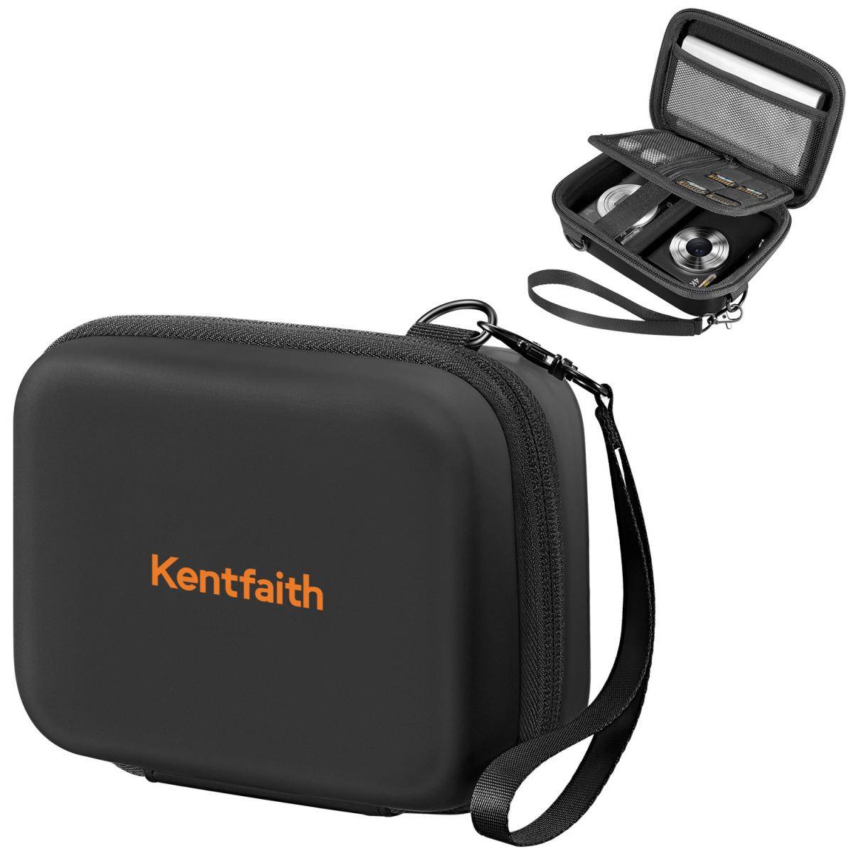 KENTFAITH Digital Camera Case, Waterproof & Protective Small Camera Bag, Lightweight Camera Sling Bag with 2 Carrying Ways