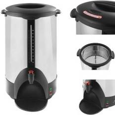 Perkolator kaffe- och tebryggare, stål, dubbla väggar, 230V 16L
