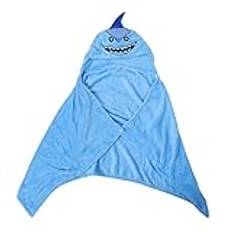 JOINPAYA Barnshaj Badrocka Kroppshanddukar Barn Bad Huva Badhandduk Av Korallfleece Babybadfilt Huva Handduk För Småbarn Handduk Leksak Badrock Tvättlapp För Barn Badlakan Blue Korallfleece