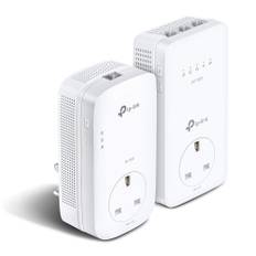 TP-LINK AV1300-AC1200-Gigabit-WLAN-Powerline-KIT mit Steckdose, 300 Mbit/s, IEEE 802.11a, IEEE 802.11ac, IEEE 802.11b, IEEE 802.11g, IEEE 802.11n, Type E/F, Gigabit Ethernet, 10,100,1000 Mbit/s, Wi-Fi 5 (802.11ac)