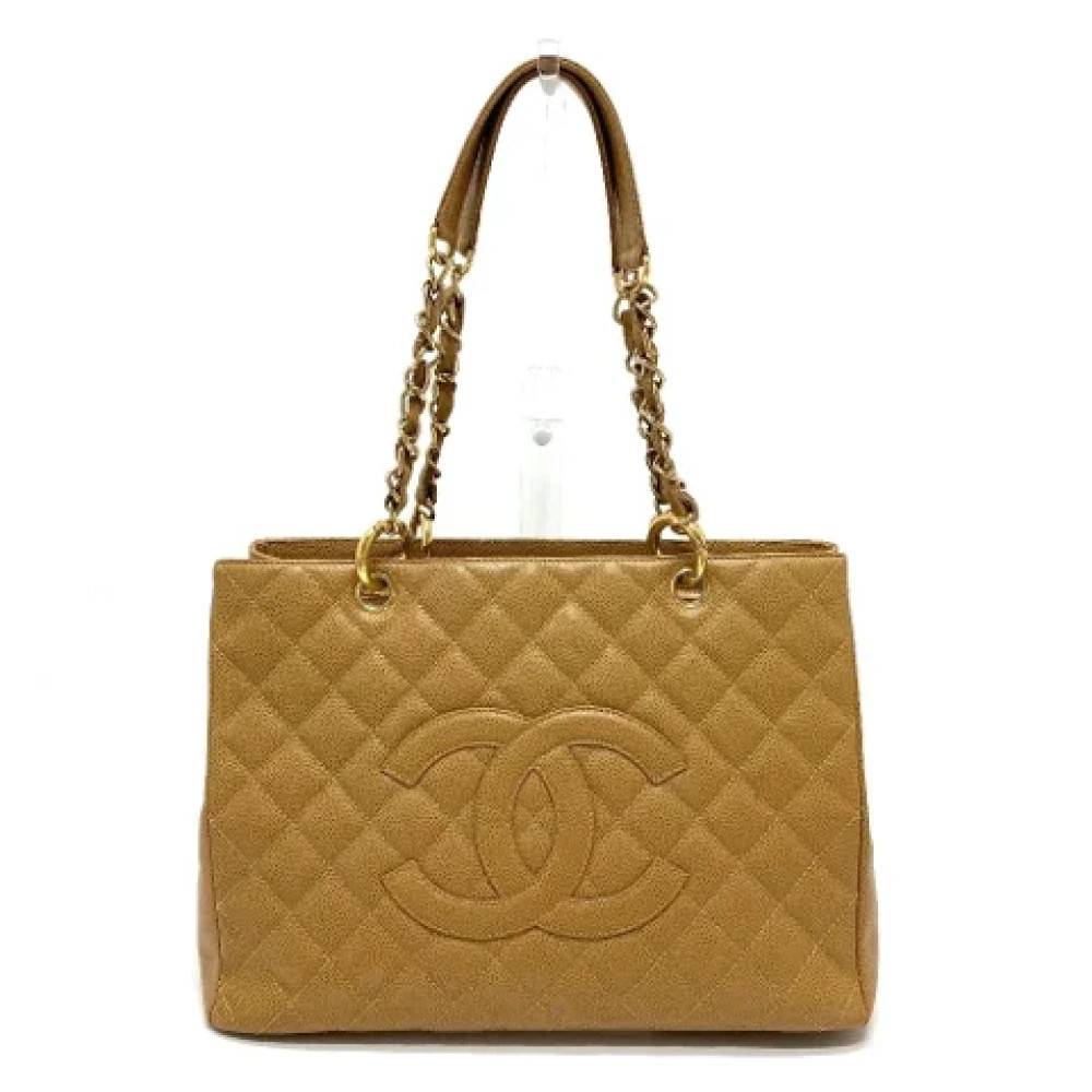 Chanel Vintage Pre-owned Laeder chanel-tasker - Vintage - Dame - Brun - ONE SIZE - Tyl