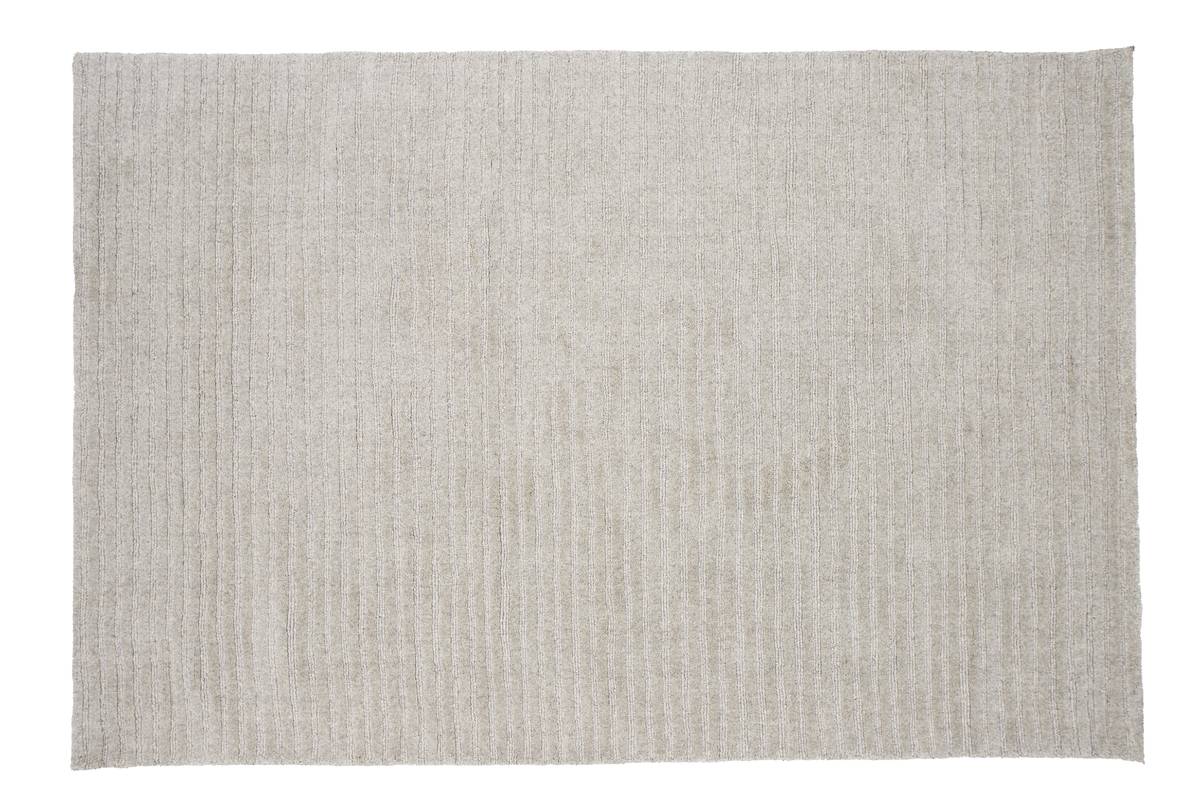 Tibur - Tæppe i uld, 160 x 230 cm., tre valgfrie farver Lysegrå