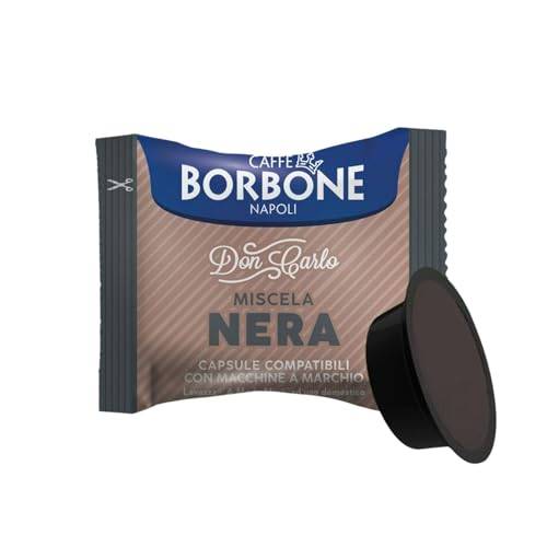 Kapslar för Lavazza a Modo Mio Caffe' Borbone Don Carlo blandning svart 400 Miscela Nera