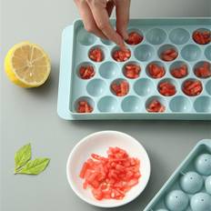 2Pieces Round Ice Cube Tray,Ice Ball Maker Mold for Freezer,Mini Circle Ice Cube