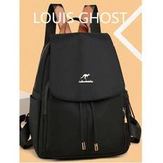 Retro Women Sac A Dos Oxford Female Backpacks Purses Designer Ladies Large Capacity Mochilas Rucksacks High Quality Bookbags - Black