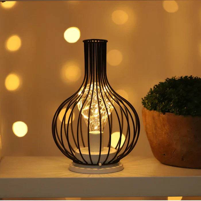 LumiGris - Elegant Bordslampa för Ditt Inredning - Karaf