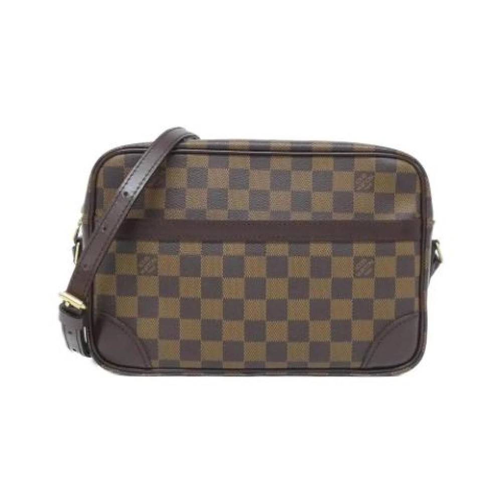 Louis Vuitton Vintage Pre-owned Skuldertaske - Vintage - Dame - Brun - ONE SIZE - Uld