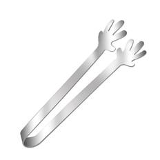 Mini madpincet i rustfrit stål, tykkere, ikke-deformerende, multifunktionel serveringspalm/hjerte/oval/firkantet glasurclips KAESI-Perfet