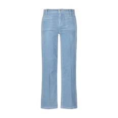 Cambio, Jeans, Dam, L, Stilrena Cropped Cordbyxor - blue (L)