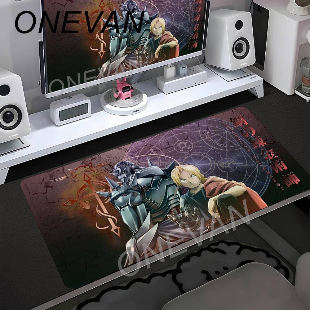 Fullmetal Alchemist Mouse Pad Natural Rubber Anti slip Mat Notebook Gamer Computer Table Gaming Accessories Laptop Xxl Mousepad