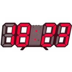 3d led usb digital temperatur vägg snooze väckarklocka hem sovrum vardagsrum inredning