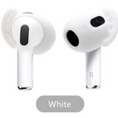 )f&#xF6;r airpods 3 &#xF6;ronskydd &#xF6;ronkrokar antislip vingar &#xF6;ronskydd greppspetsar h&#xF6;rlurstillbeh&#xF6;r f&#xF6;r apple airpods 3rd generation - Vit