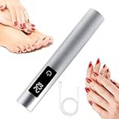 Gel Nail Torkpenna,Gel Uv LED Nail Lamp Penna | Snabbtorkande bärbar Uv-nageltork och lampa - Touch Gel LED-ljus, uppladdningsbar UV-nageltork, justerbar gellampa för gellack, nagellack, tjejer